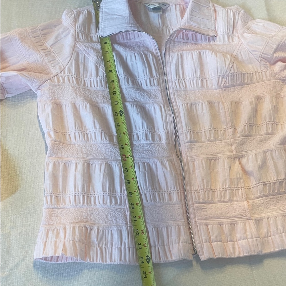 Christopher & Banks Light Pink Utility Jacket - Picture 9 of 12